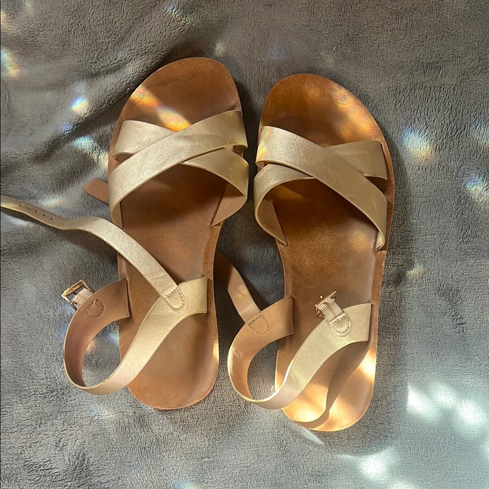 Elegant Cream Sandals